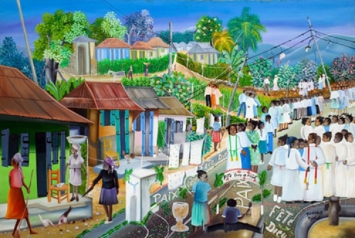 53. Bertelus Myrbel - Fete Dieu à Milot Haiti.JPG
